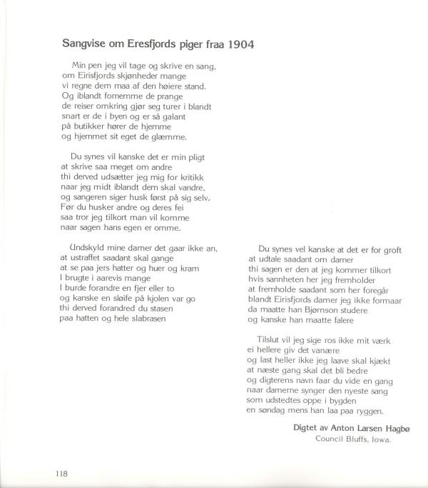 Sangvise om Eresfjors piger fra 1904.jpg